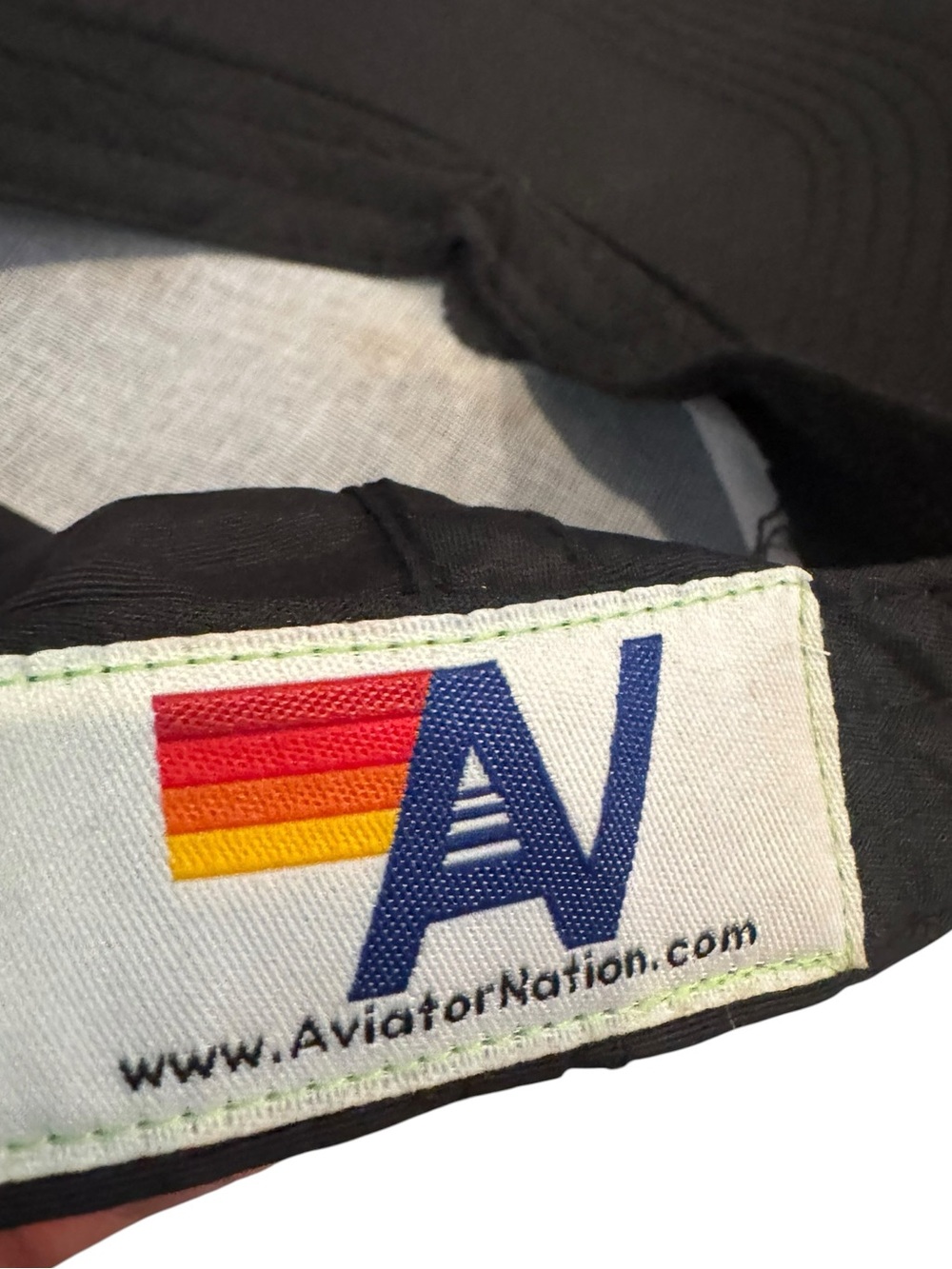 Aviator Nation ALL SEASONS - VINTAGE NYLON TRUCKER HAT in black - Picture 6 of 6